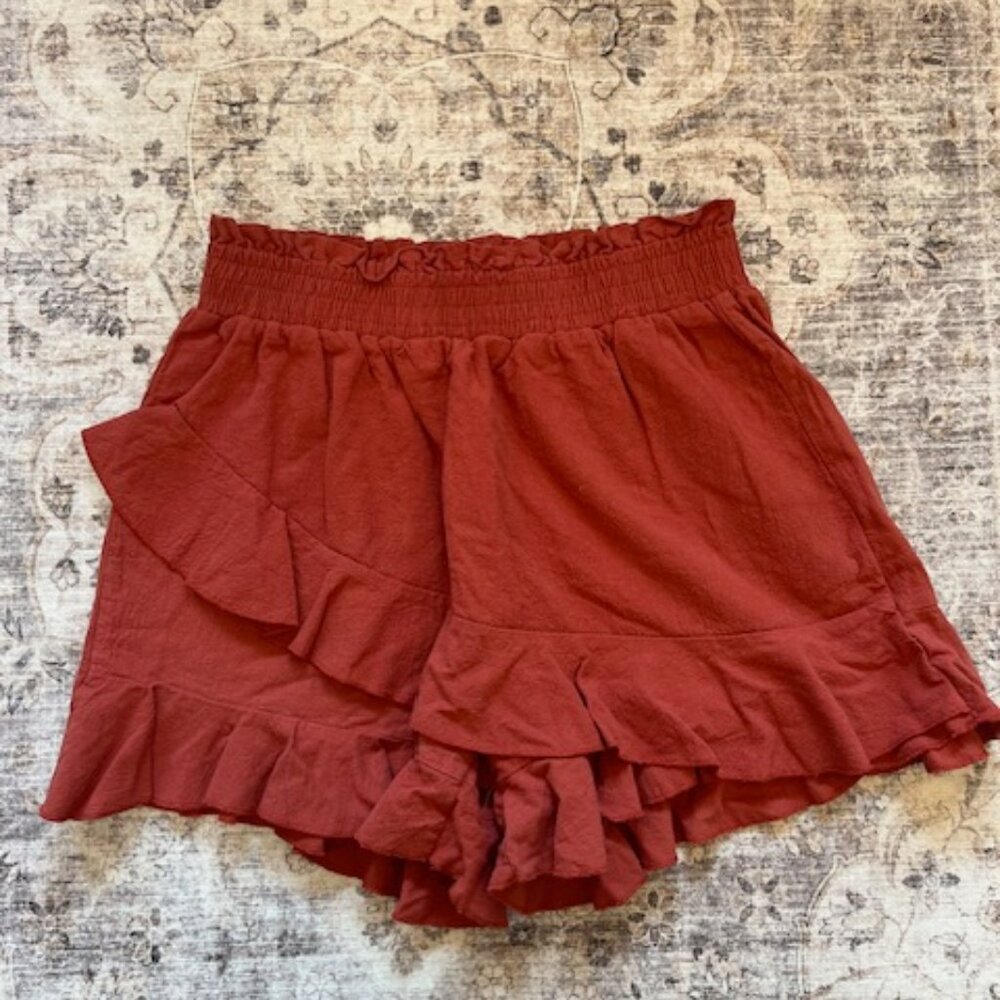 Women's Burnt Orange Skort, Size Large, Stretchy, Worn once